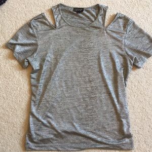 Silver topshop blouse